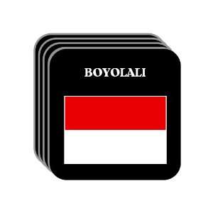 Indonesia   BOYOLALI Set of 4 Mini Mousepad Coasters