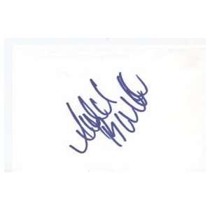 ARTURO BRACHETTI Signed Index Card In Person Everything 