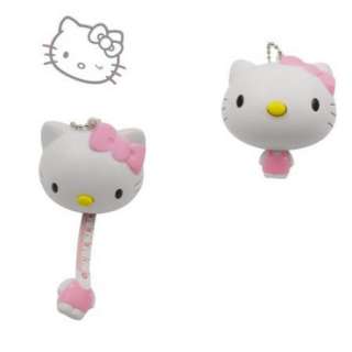 New Lovely Hello Kitty Soft Ruler Tape Measure Keychain  