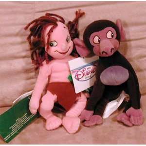  Disneys Tarzan Baby Baboon 7 and Young Tarzan 9 Toys & Games