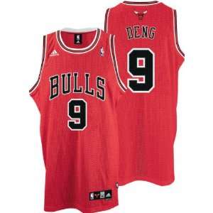  Luol Deng Jersey adidas Red Swingman #9 Chicago Bulls 