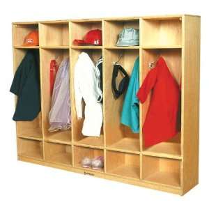  A+ Child Supply Preschool Coat Lockers with Top and Bottom 