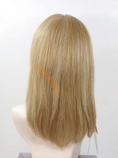 100% Human Hair Straight Full Wig MT H.ELSA in #27F613  