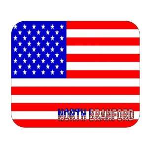  US Flag   North Branford, Connecticut (CT) Mouse Pad 