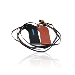 Electronic Cigarette Leather Case Pouch Lanyard Necklace fits all 