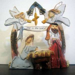 2009 Blue Sky Clayworks Nativity Christmas Collection Joy to the World 
