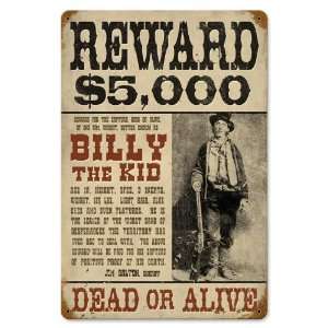  Billy the Kid Vintaged Metal Sign