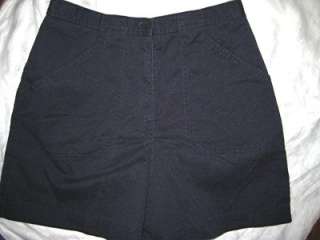 Womans LIZ CLAIBORNE Navy Blue Lizsport Shorts 14 XL  