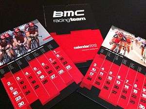 BMC Racing Team 2012 Photo Calendar   Limited Edition  
