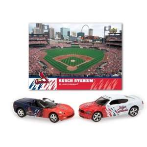 MLB 164 Scale Home and Road Dodge Charger/Corvette 2 Pack with 