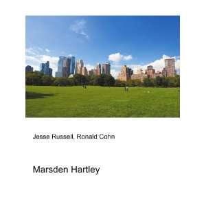  Marsden Hartley Ronald Cohn Jesse Russell Books