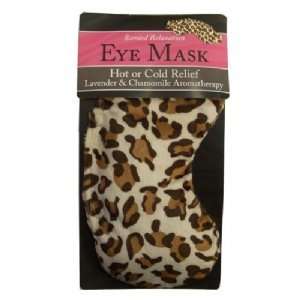  Swissco Stress Relief Eye Mask With Leopard Print in PVC 