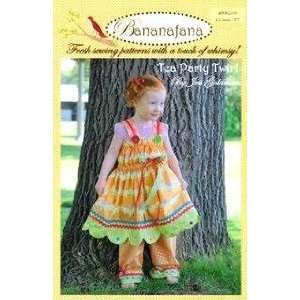   Bananafana Tea Party Twirl Pattern By The Each Arts, Crafts & Sewing