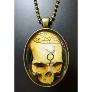   Mystical Power Amulet Antique Bronze / Gold Pendant Talisman Necklace