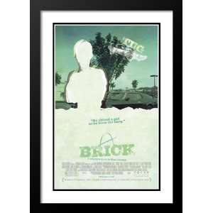  Brick 32x45 Framed and Double Matted Movie Poster   Style C   2006 