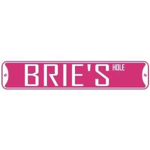   BRIE HOLE  STREET SIGN