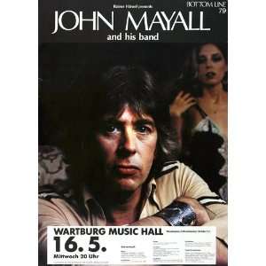 John Mayall   Bottom Line 1979   CONCERT   POSTER from 