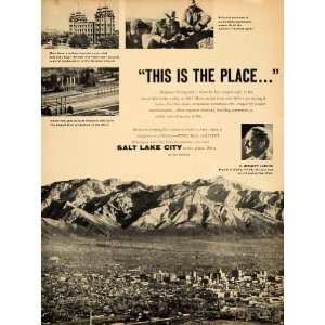  1955 Ad Bringham Young Salt Lake City G. Bennett Larson 