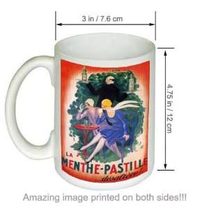  La Menthe Pastille Vintage Cappiello COFFEE MUG Kitchen 