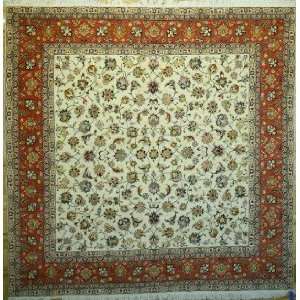  8x8 Hand Knotted Tabriz Persian Rug   81x81