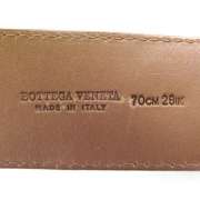 BOTTEGA VENETA Nappa Intrecciato Leather Belt 70 28  