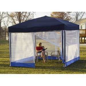   Gear 10 x 10 Cover Canopy with Screen Blue / White