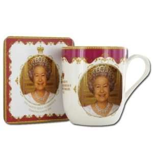  Queen Elizabeth Diamond Jubilee Mug & Coaster Set Sports 