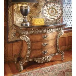  Connoisseurs Three Drawer Chest with Fossil Stone Top 