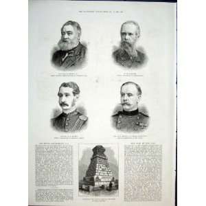  Portrait White Nelidoff Sladen Scratchley Monument 1885 