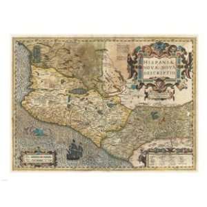   and Mercator Map of Mexico  24 x 18  Poster Print Toys & Games