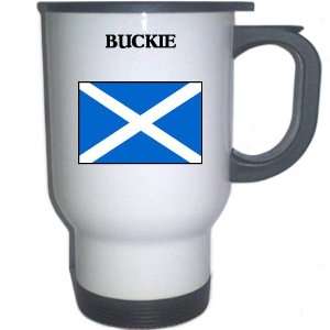  Scotland   BUCKIE White Stainless Steel Mug Everything 