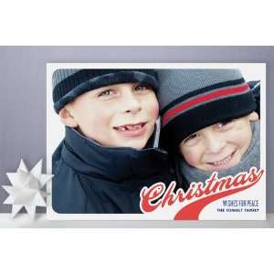  Swoosh of Christmas Holiday Photo Cards Health & Personal 