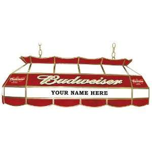   Budweiser 40 inch Stained Glass Pool Table Light Electronics