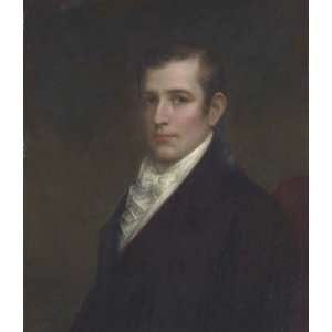   Daniel Huntington   24 x 28 inches   Portrait of John Lyon Gardiner