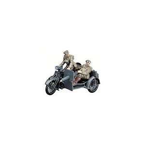  The Ultimate Soldier German Motorcycle with Sidecar Toys & Games