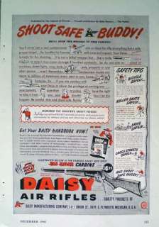 Check out all our vintage Daisy Rifle ads, each additional purchase 