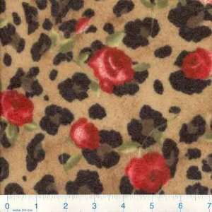  52 Wide Sweater Knit Large Leopard Rose Fabric By The 