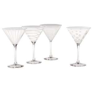 Mikasa Cheers Martini Glasses, Set of 4 