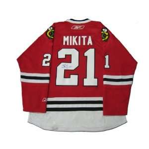  Stan Mikita Signed Jersey   Authentic