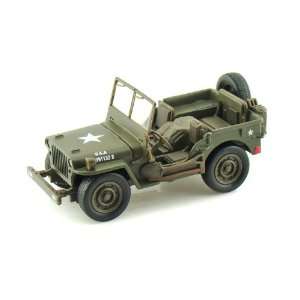  Jeep Willys 1/32 Army Green Toys & Games