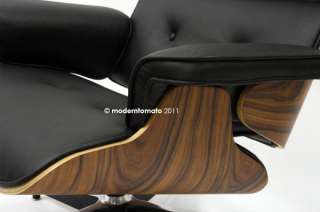 moderntomato modern brentwood chair + stool rosewood / black  