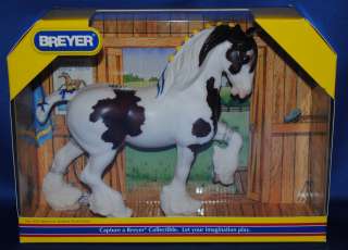 Breyer~Classic~2009~American Spotted Draft Horse~Shire~Pinto Drafter 