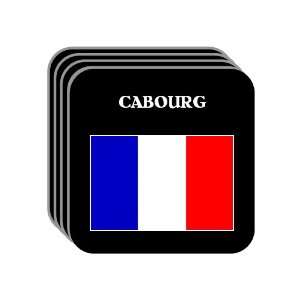 France   CABOURG Set of 4 Mini Mousepad Coasters