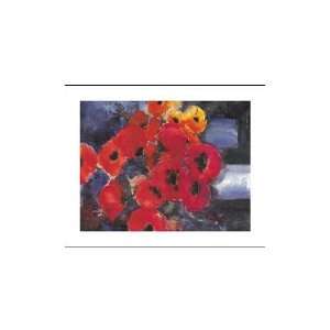  Mohn Im Raum Poster Print