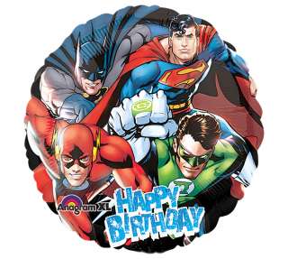 JUSTICE LEAGUE Superheroes Birthday Party BALLOON Foil 026635212281 