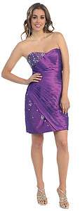   FORMAL DANCE PARTY PROM HOMECOMING COCKTAIL BRIDESMAIDS DRESS SHORT