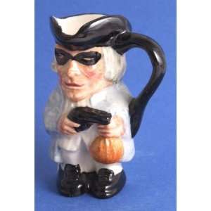  Artone pottery hand painted miniature toby jug in the 