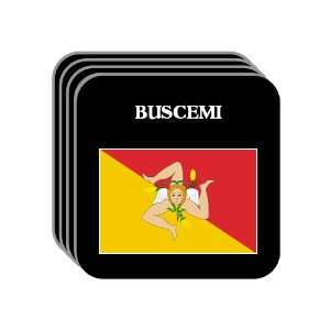   Region, Sicily (Sicilia)   BUSCEMI Set of 4 Mini Mousepad Coasters
