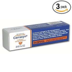  Carrington Carrasyn Hydrogel Wound Dressing, 3 Oz (Pack of 