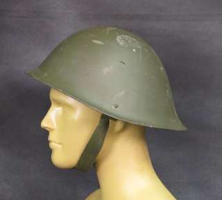 British P 1944 Turtle MkV Steel Helmet  Post War Manufacture  